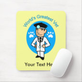 世界最大級の獣医カスタマイズ可能マウスパッド マウスパッド (マウス)