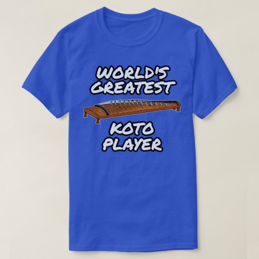 世界最大級の琴棋士の日本のミュージシャン Tシャツ (デザイン正面)
