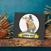 世界最大級の芝生男マンガ フォトプラーク (側面)