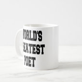 世界最大級の詩人 コーヒーマグカップ (正面左)