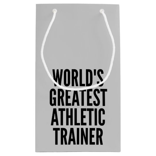 世界最大級の運動指導者 スモールペーパーバッグ (裏面)