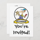 世界最大級の配管工II男漫画 招待状 (正面/裏面)