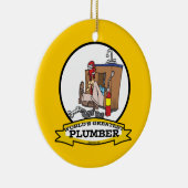 世界最大級の配管工III男漫画 セラミックオーナメント (右)