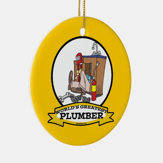 世界最大級の配管工III男漫画 セラミックオーナメント (右)