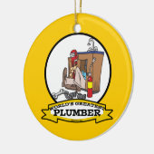 世界最大級の配管工III男漫画 セラミックオーナメント (左)