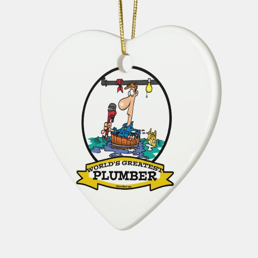 世界最大級の配管工IV男漫画 セラミックオーナメント (左)