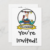 世界最大級の配管工IV男漫画 招待状 (正面/裏面)