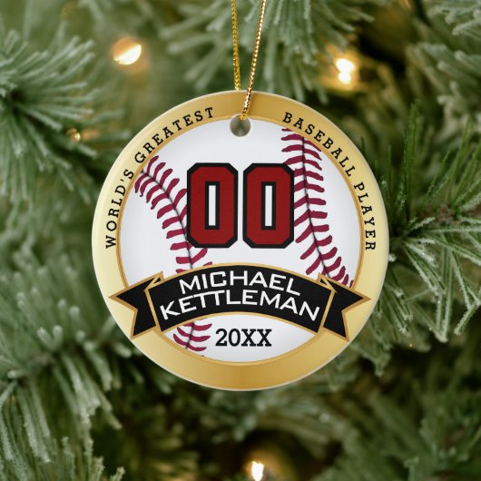 世界最大級の野球選手セラミックオーナメント セラミックオーナメント (ツリー)