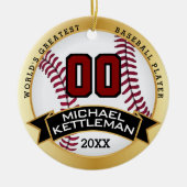 世界最大級の野球選手セラミックオーナメント セラミックオーナメント (正面)
