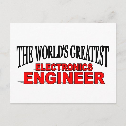 世界最大級の電子工学エンジニア ポストカード (正面)