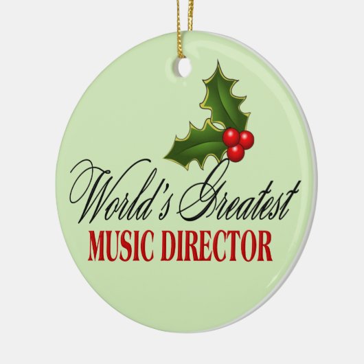 世界最大級の音楽監督 セラミックオーナメント (左)