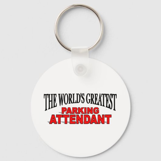 世界最大級の駐車場付き添い人 キーホルダー (正面)