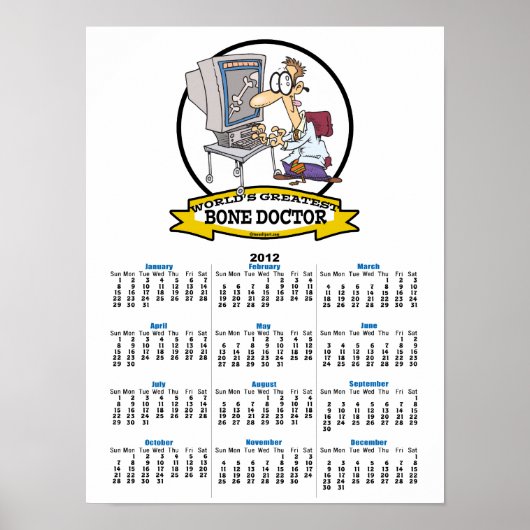 世界最大級の骨医師男漫画 ポスター (正面)