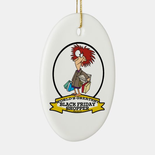 世界最大級の黒い金曜の買い物漫画 セラミックオーナメント