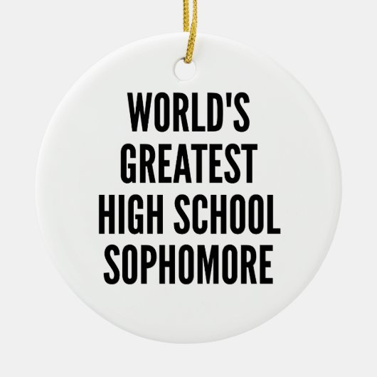 世界最大級の2年生 セラミックオーナメント (正面)