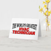 世界最大級のHVAC技術者 カード (黄色い花)