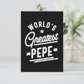 世界最大級のPepe Grandpa Tシャツ 出欠カード (スタンド正面)