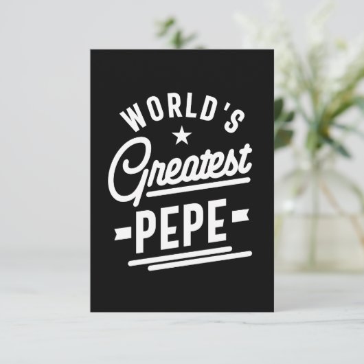 世界最大級のPepe Grandpa Tシャツ 出欠カード (スタンド正面)