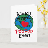 世界最大級のPopPopハート カード (黄色い花)