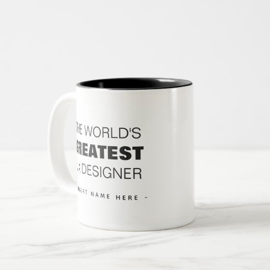 世界最大級のUXデザイナをカスタマイズ可能 ツートーンマグカップ (正面左)