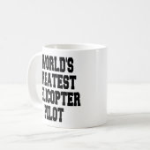 世界最大級ヘリコプターパイロット コーヒーマグカップ (正面左)