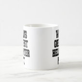 世界最大級ヘリコプターパイロット コーヒーマグカップ (中央)