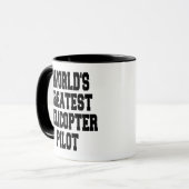 世界最大級ヘリコプターパイロット マグカップ (正面左)