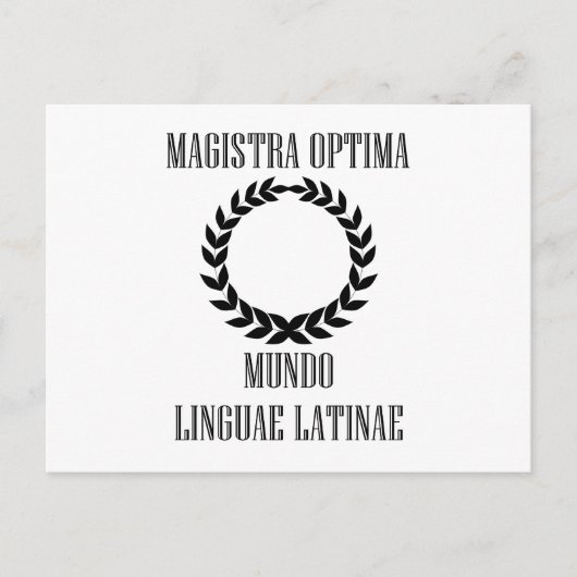 世界最大級ラテン先生（女性） ポストカード (正面)