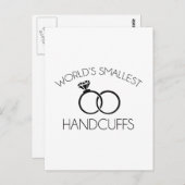 世界最小の手錠 ポストカード (正面/裏面)