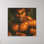 世界最強の男 キャンバスプリント (正面)