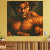 世界最強の男 キャンバスプリント (インサイチュ (リビング))