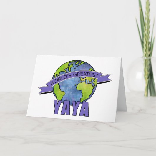 世界最強ヤヤ カード (正面)