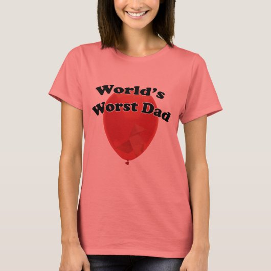 世界最悪のパパ Tシャツ (正面)