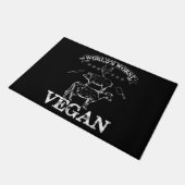 『世界最悪のビーガン肉』 ドアマット (アングル)