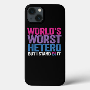 世界最悪のヘテロだが私はIT おもしろい BI PRIを支持 iPhone 13ケース