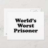 世界最悪の囚人 ポストカード (正面/裏面)