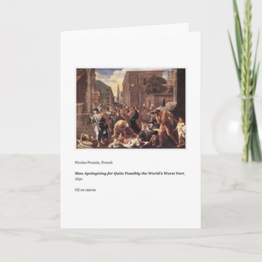 世界最悪のFART誕生日カード カード (正面)