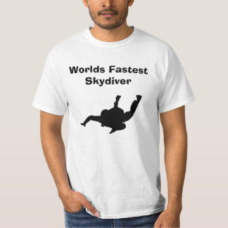 世界最速スカイダイバーTシャツ Tシャツ