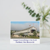 世界最長の屋根付き橋... ポストカード (スタンド正面)