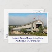 世界最長の屋根付き橋... ポストカード (正面/裏面)