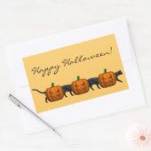 世界最長の猫 長方形シール (封筒)