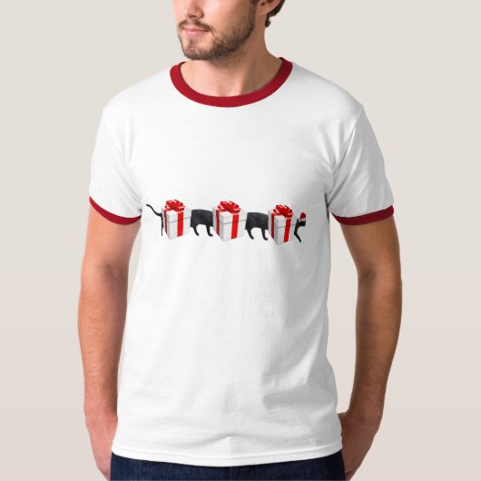 世界最長の猫 Tシャツ (正面)