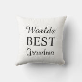 世界最高のおばあちゃん枕 クッション (裏面)