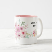 世界最高ののおばあさんパーソナライズされた詩 ツートーンマグカップ (正面右)