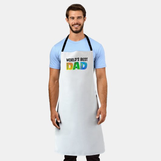 世界最高ののお洒落パパ エプロン (着用した状態)