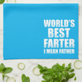 『世界最高ののお父さん』 キッチンタオル (折り畳み)