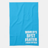 『世界最高ののお父さん』 キッチンタオル (縦)