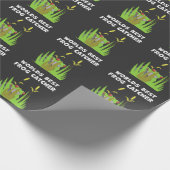 世界最高ののカエル捕手が両生類のファン ラッピングペーパー (角)