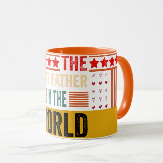 世界最高ののコーヒーマグの父親 マグカップ (正面右)