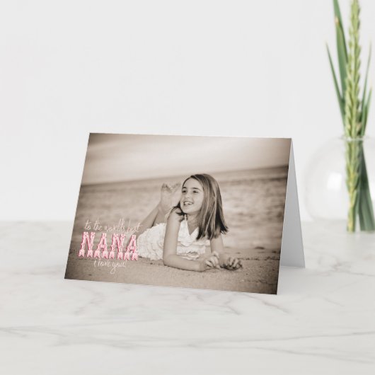 世界最高ののナナ愛してる！ カード (正面)